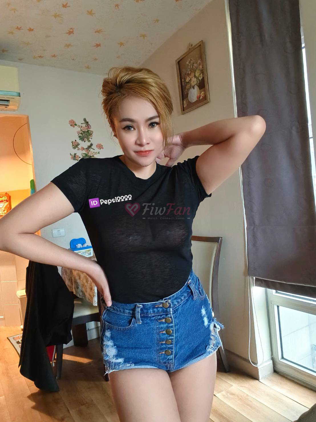 Pepsi สาวไซด์ไลน์ นนทบุรี fiwfan โปรไฟล์จริง fiwfans เซ็กซี่ น่ารัก