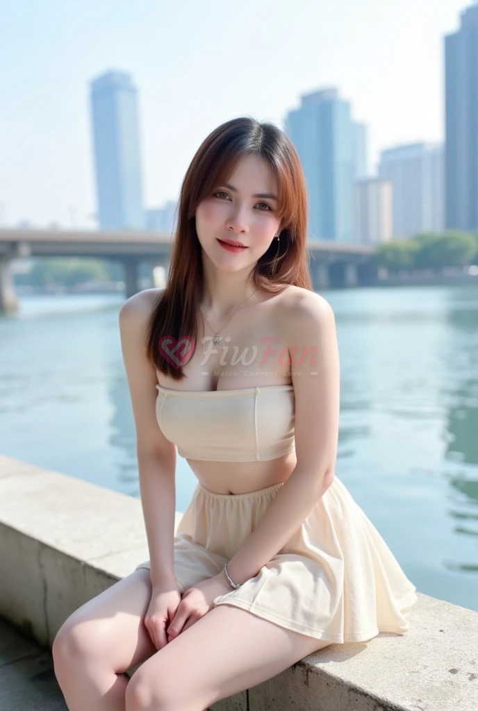 ยูจินโพสท่าบนเตียงในชุดเชิ้ตสีขาวดูเรียบหรู ย่าน Bangna พร้อมบริการแบบ ไซไล โดย ยูจิน